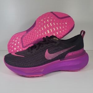 Nike ZoomX Invincible Run 3 Flyknit Men Size Black Purple DR2615-006 New